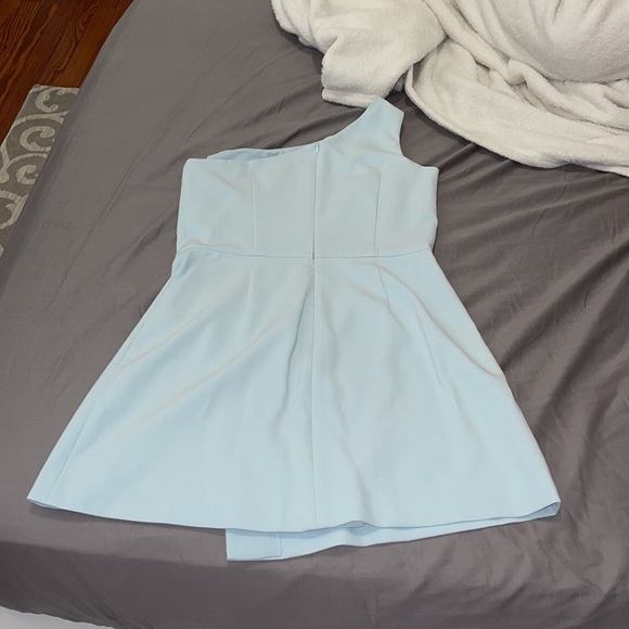 Whisper One Shoulder Mini Dress - Picture 6 of 7